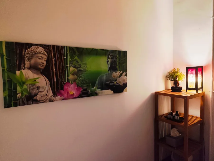 Interior del centro Edén zen